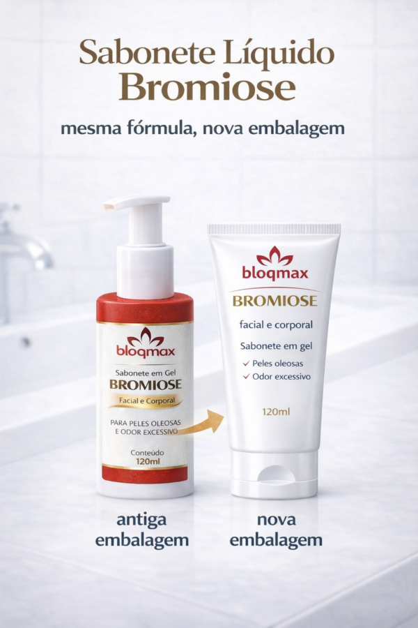 Bloqmax Bromiose sabonete líquido- Bromidrose e acne - Bloqmax